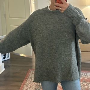 Knit cashmere feeling sweater - NO ITCH
